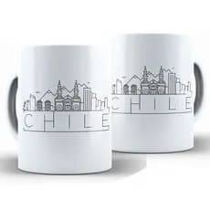 Caneca Chile Divertida + Caixa - Xícara 325ML Cerâmica