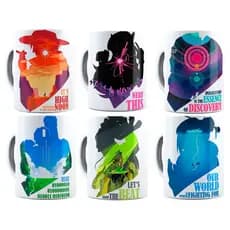 Caneca Overwatch Personalizada C/ Nome + Caixa Presente - Xícara 325ML Porcelana Super Branca Over Watch Bastion Reaper Dva Cerâmica 100% Cozinha Decoração