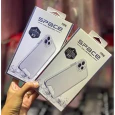 Capa Capinha Space transparente Acrílico com CAMERA ABERTA reforçada para iPhone 16 pro max 16 pro