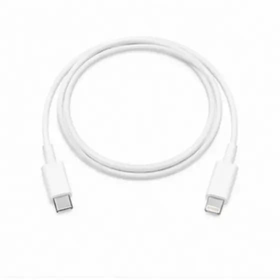 Cabo iPhone USB-C para Lightning 1 Metros Carregamento Rápido 20W Compatível iPhone, iPad, AirPods, Cabo para iPhone
