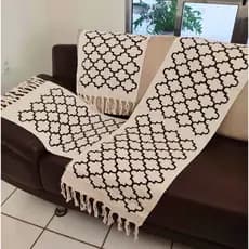 Tapete Cozinha Sala Grande 3 Peça Kit Passadeira Geometrico Estampado Grosso Jogo De Cozinha Capacho