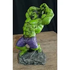 Boneco Hulk em Resina 20cm - Figura de Acao - Personagem - Super Herois