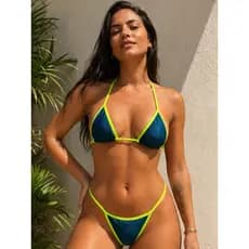 Biquíni de marquinha biquíni de fita biquíni feminino pra bronzear biquíni perfeito pra marquinha