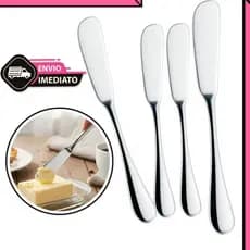 Espátulas Inox Multiuso – Ideal para Geleia, Patê, Manteiga e Margarina