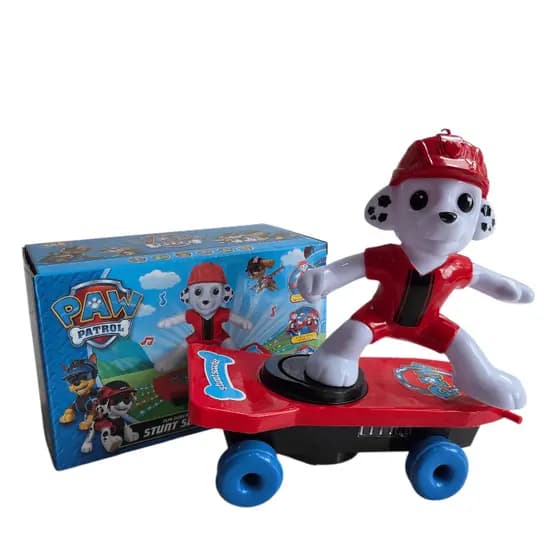 Brinquedo Infantil Cachorrinho no Skate Carrinho com Rodinhas