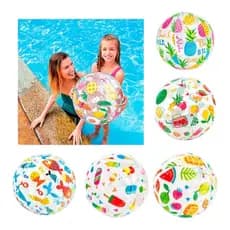 Bolas Inflável De Praia Piscina Estampada Intex