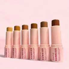 Contorno Stick Cremoso Bronzer Bastão Sunkiss Ruby Rose Linha Rosa Lançamento Contorno stick