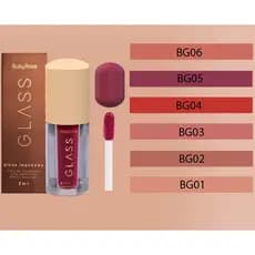 Gloss Labial Laqueado Glass by Ruby Rose HB577 Alta Pigmentação