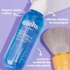 Limpador de Pincéis Melu Ruby Rose Spray secagem rápida