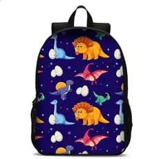 Mochila Pequena Pré-escolar Dino Fofo Moda Infantil Dinossauros Animados Oferta