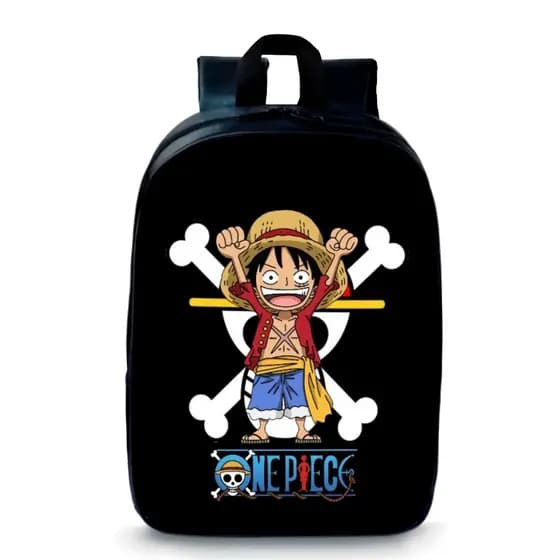 Mochila Pequena Pré-escolar Anime One Piece Modelo Infantil Bolsa Para Passeio