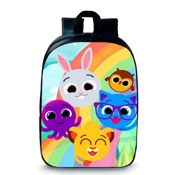 Mochila Pequena Pré-escolar desenho infantil bolofofos novidade creche promoção