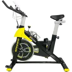 Bicicleta Ergométrica Spinning Inércia de 8 Kg - Amarelo DR-FITNESS