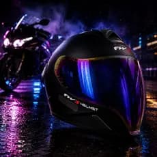 Capacete Moto Fw3 Venon Preto Fosco + Viseira Brinde para motocicleta seguro