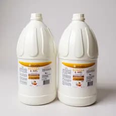 Kit Shampoo E Condicionador 5 Litros Banana E Mel Fixa Cosméticos Profissional Lavatório Sem Sal