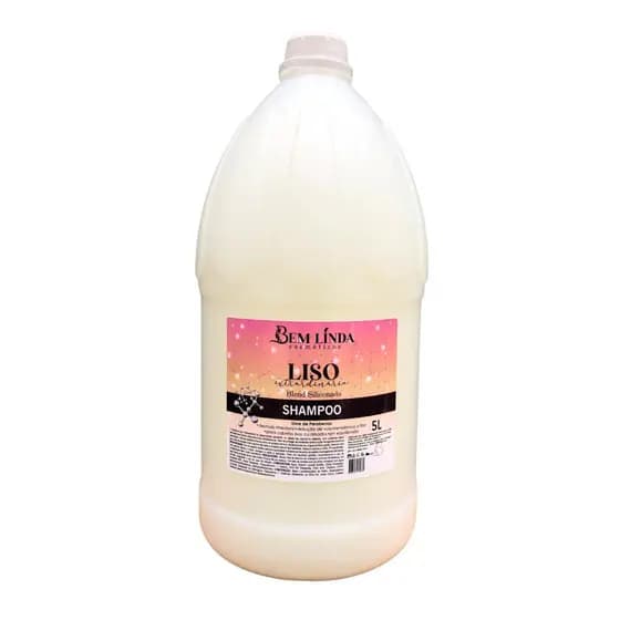 Shampoo Liso Extraordinário Galão 5 Litros Profissional Lavatório Sem Sal Salão De Beleza