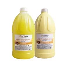 Kit Argan E D'Pantenol Shampoo E Condicionador 5 Litros Profissional Sem Sal Salão De Beleza Brilho