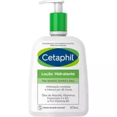 Cetaphil Loção Hidratante Corpo e Rosto 473ml Pele Normal a Seca