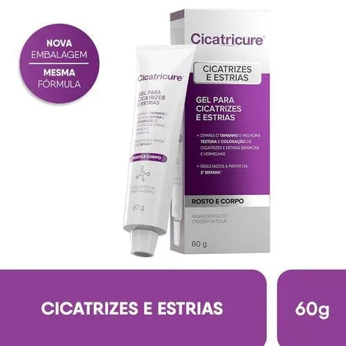 Cicatricure Gel 60grs (Gel para Cicatrizes e Estrias)