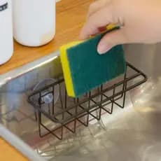 Suporte de Pia Organizador para Esponja com Ventosa Cozinha Banheiro