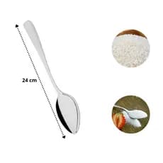 Colher de Arroz Aço Inox Utensílios de Servir Cozinha