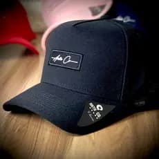 Boné Anth Co Preto Trucker Snapback Ajustavél Qualidade e Conforto Original Urbano Casual Encaixe  Presente dia dos Pais