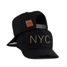 BONÉ NEW YORK NYC Fecho Snapback  Alta Qualidade e  Ótimo Encaixe  Original Anth Co Masculino Trucker Casual Preto Urban