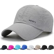 Boné Tactel Casual Respirável Baseball Sport Secagem Rápida - Outdoor Sport
