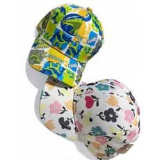 Boné Infantil/Juvenil Menino/Menina Fecho De Velcro, de 03 a 10 anos - estampa Dinossauro ou Floral