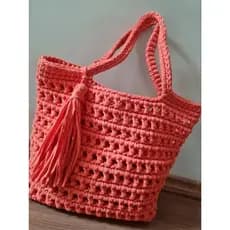 Bolsa de Praia crochê Feminina sacola verão - Bolsa croche - Bolsa Bag praia casual