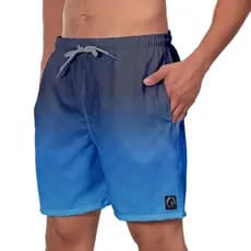 Short Masculino Estampado Casual Ou Treino Soltinho Seca Rápido Com Bolsos Laterais Moda Praia