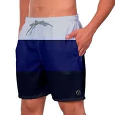 Short Masculino Listrada Cores Escuras Bermuda Masculina Premium Leve Moda Praia Casual Durável Seca Rápido