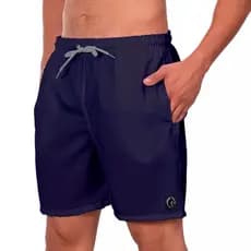 Short Masculino Básico Liso Marinho Bermuda Masculina Premium Leve Moda Praia Casual Seca Rápido