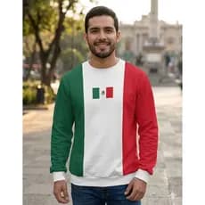 Blusa de Moletom Esportivo Copa Mexico Time Torcedor Moda