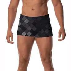Sunga Masculina Boxer Preta Estampada Original Sport Fitness