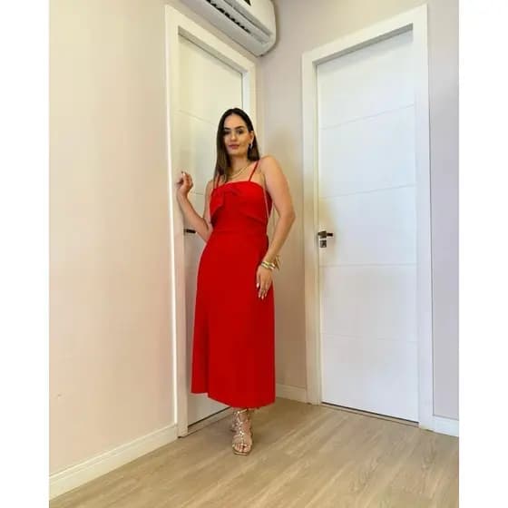 vestido feminino midy com fenda tecido sensorial vestido luxo