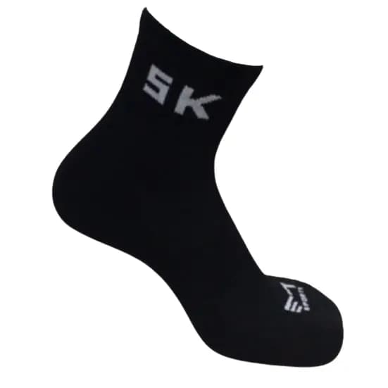 Meia Cano Médio Baixo de Poliamida Preto 5K