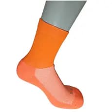 Meia de Ciclismo Cano Curto BK Laranja