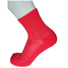 Meia de Ciclismo Cano Curto BK Vermelho