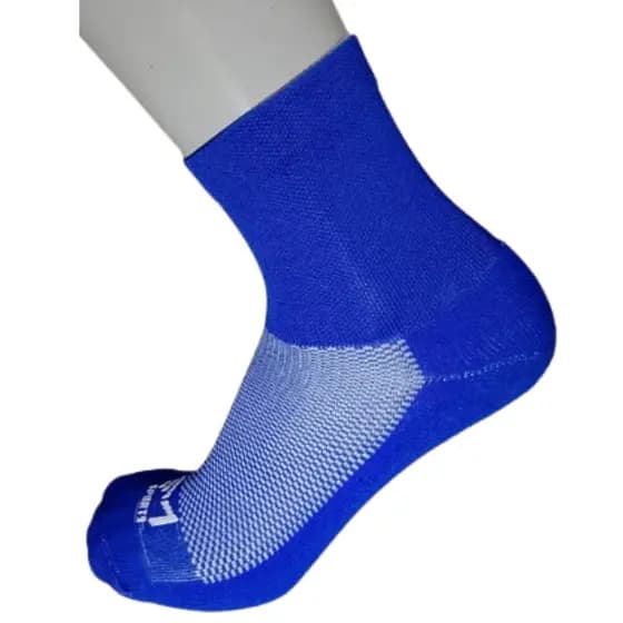 Meia de Ciclismo Cano Curto BK Azul Royal Liso