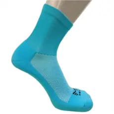 Meia de Ciclismo Cano Médio Curto BK Turquesa