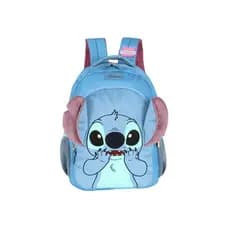 Mochila Stitch Costas Meninas Pelucia Passeio Escolar Disney