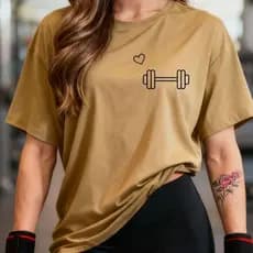 Camiseta Blusa Feminina 100% Algodão Tshirt Over Treino Caminhada Crossfit Academia Musculação