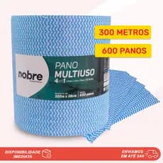 Rolo com 600 Panos de Limpeza Perfex Multiuso 28x300 cm - Marca Nobre