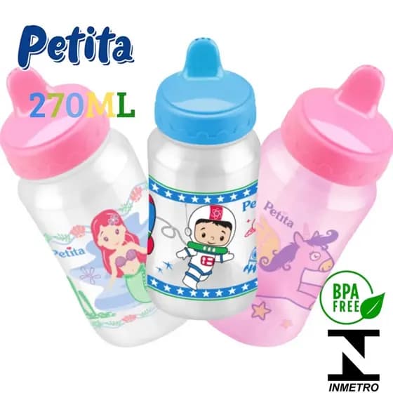 COPO COM VALVULA ANTIVAZAMENTO 270ml PETITA Treinamento / Transição