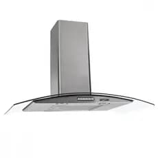 Coifa de Parede Fogatti Slim 80cm Vidro Curvo Inox - 110V