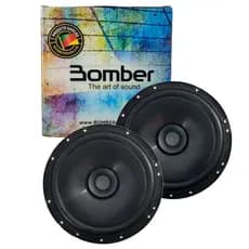 Alto Falante Bomber BBR 6" 100W RMS 4 Ohms Triaxial Bobina Simples Preto Par