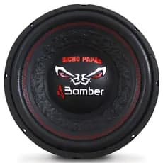Subwoofer 12 Polegadas Bomber 600w Rms Bicho Papão 4 Ohms 4+4 Ohms Bobina Simples Dupla 1200w Pico Peça
