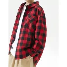 Camisa Xadrez Masculina Flanelada Blusa Social  Manga Longa Com Bolso Várias Modelos Para Escolher