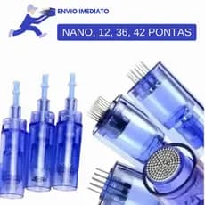 Kit Cartuchos Dermapen 12, 36, 42, e Nano Envio Rápido - No Brasil